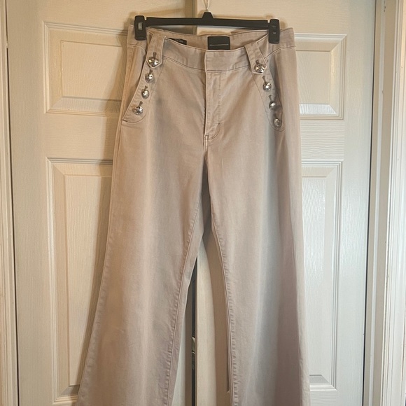 White House Black Market Denim - NWT White House Black Market SANDSTONE lHigh-Rise Wide-Leg Pants